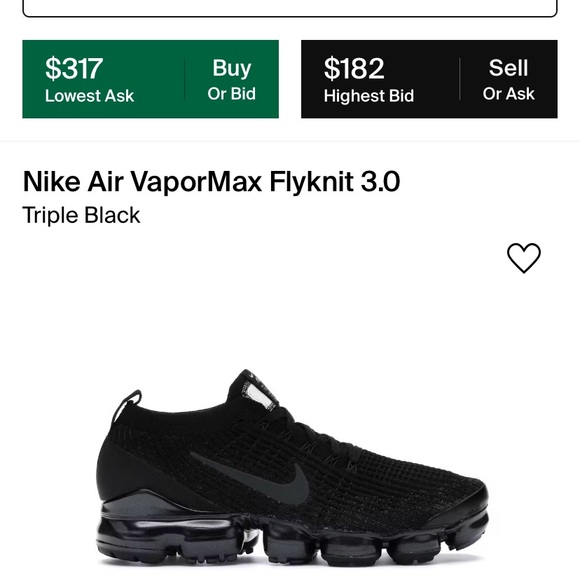 Men’s Nike Black Vapormax 3.0 - Picture 4 of 4